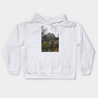 Edinburgh Castle (from Princes Street) - Scottland Kids Hoodie